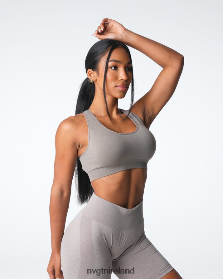 NVGTN Inspire Seamless Bra Fitness Taupe Women VV2PRZ16