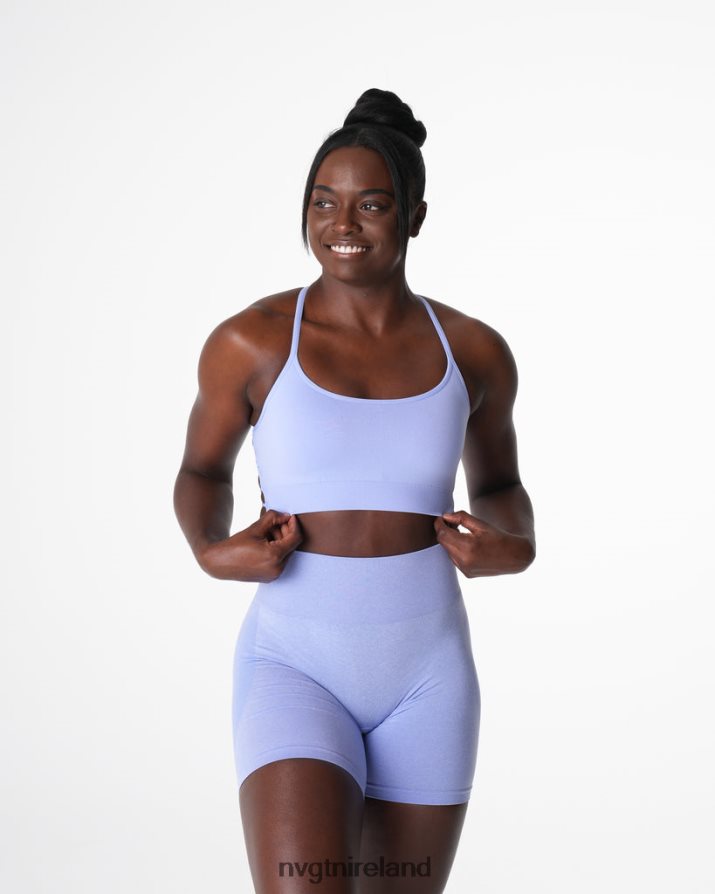 NVGTN Invincible Seamless Bra Fitness Periwinkle Women VV2PRZ28