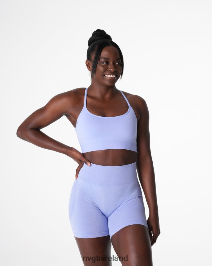 NVGTN Invincible Seamless Bra Fitness Periwinkle Women VV2PRZ28