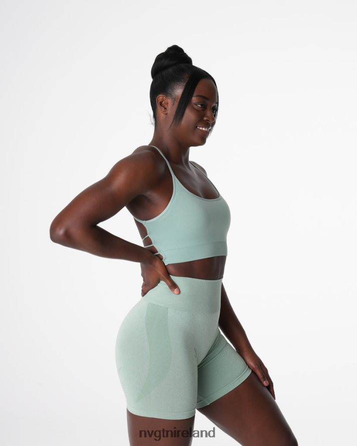 NVGTN Invincible Seamless Bra Fitness Sage Green Women VV2PRZ29