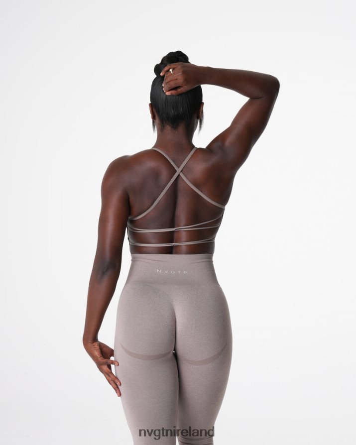 NVGTN Invincible Seamless Bra Fitness Taupe Women VV2PRZ27