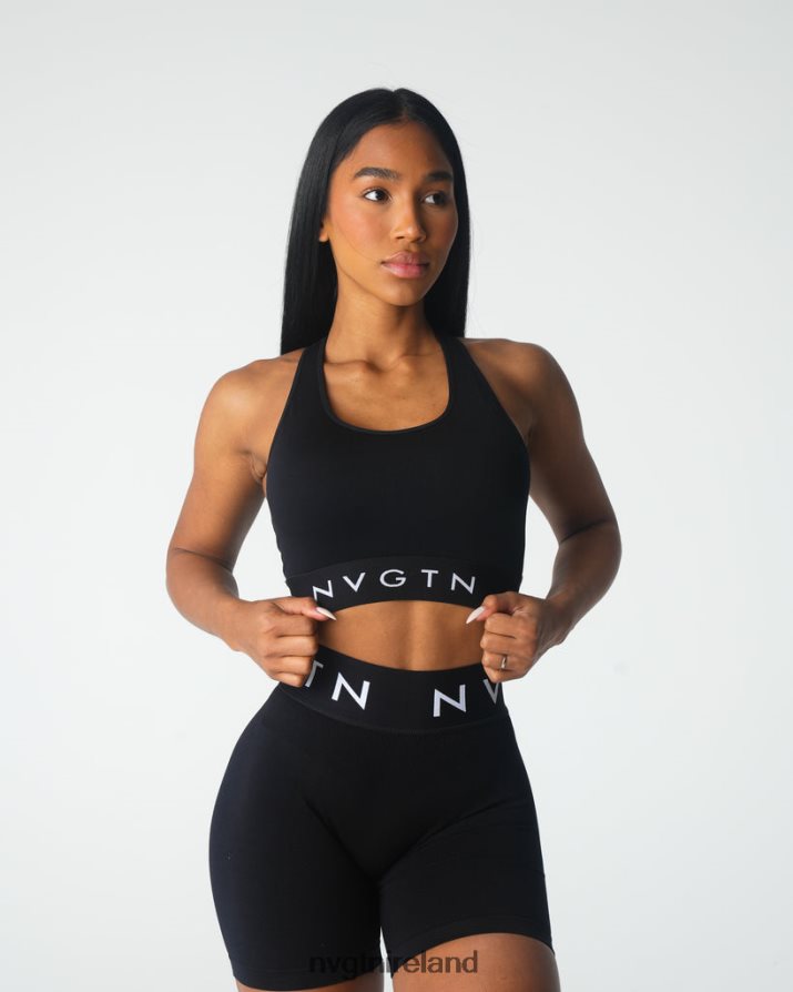 NVGTN Legacy Sport Seamless Bra Fitness Black Women VV2PRZ21