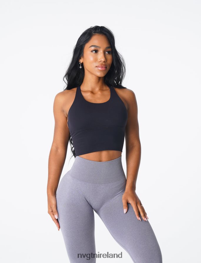 NVGTN Matrix Bra Top Fitness Black Women VV2PRZ81