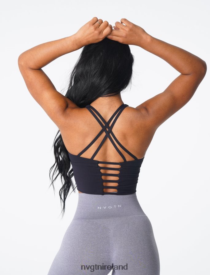 NVGTN Matrix Bra Top Fitness Black Women VV2PRZ81