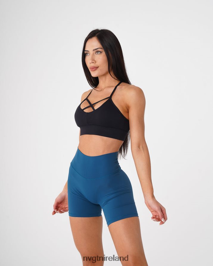 NVGTN Oasis Bra Fitness Black Women VV2PRZ181