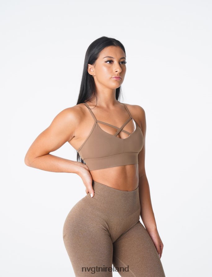 NVGTN Oasis Bra Fitness Mocha Women VV2PRZ183