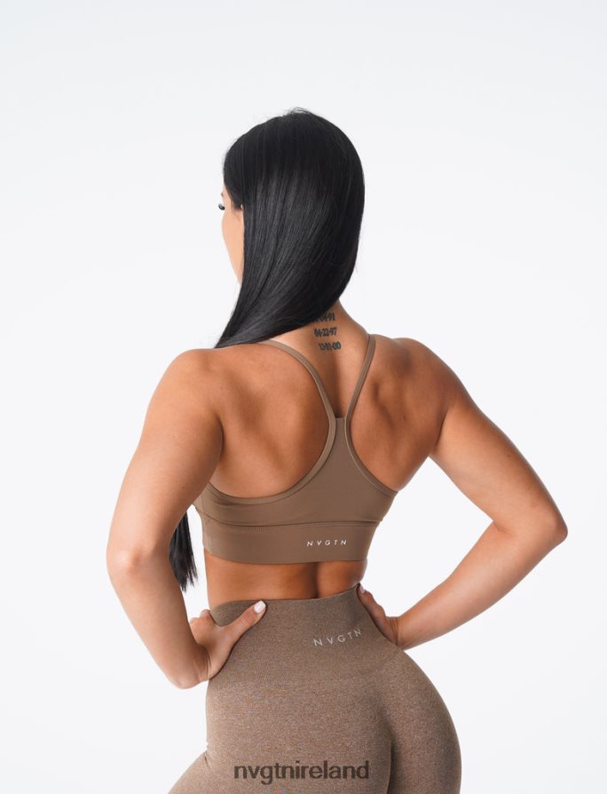 NVGTN Oasis Bra Fitness Mocha Women VV2PRZ183