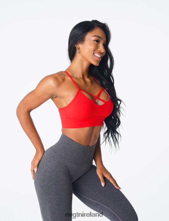 NVGTN Oasis Bra Fitness Scarlet Women VV2PRZ184