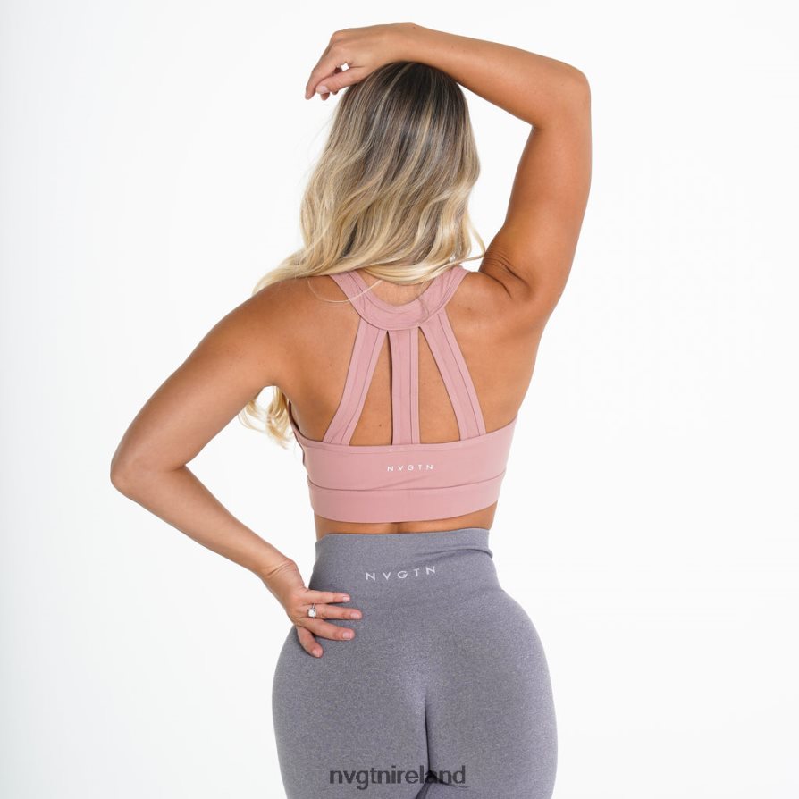 NVGTN Pink Trio Bra Fitness Nude Women VV2PRZ300