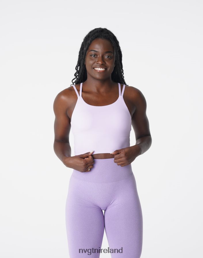 NVGTN Poise Bra Top Fitness Lavender Women VV2PRZ192