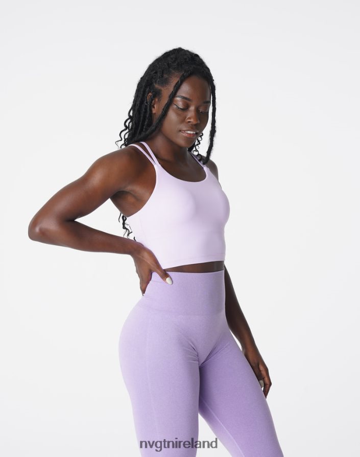 NVGTN Poise Bra Top Fitness Lavender Women VV2PRZ192