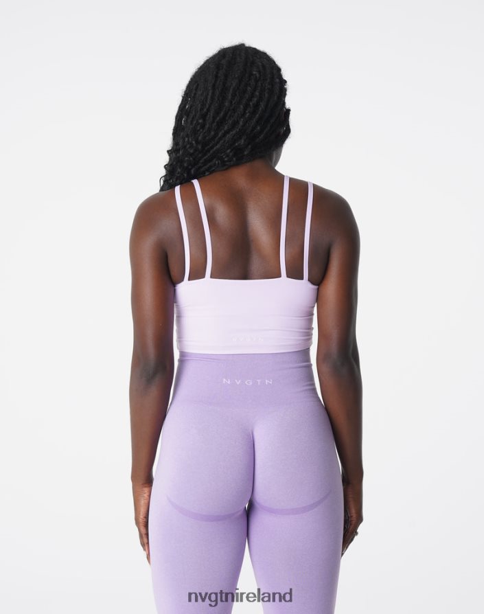 NVGTN Poise Bra Top Fitness Lavender Women VV2PRZ192