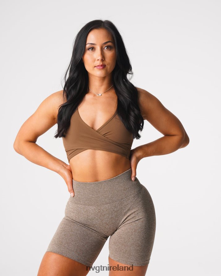 NVGTN Radiance Bra Fitness Mocha Women VV2PRZ212