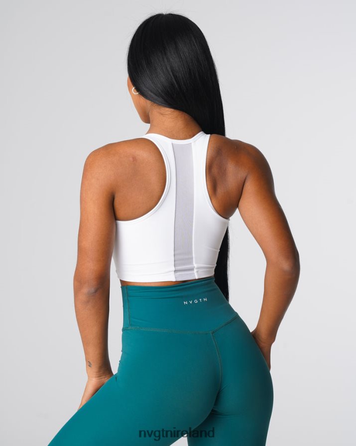 NVGTN Radiance Bra Fitness White Women VV2PRZ134