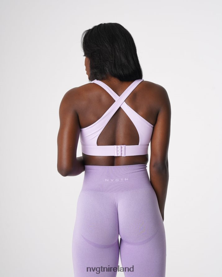 NVGTN Reveal Bra Fitness Lavender Women VV2PRZ54