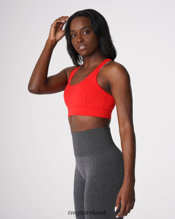 NVGTN Reveal Bra Fitness Scarlet Women VV2PRZ53