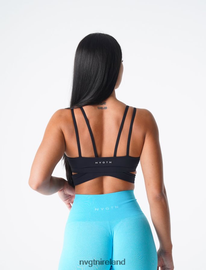 NVGTN Revolve Bra Fitness Black Women VV2PRZ98