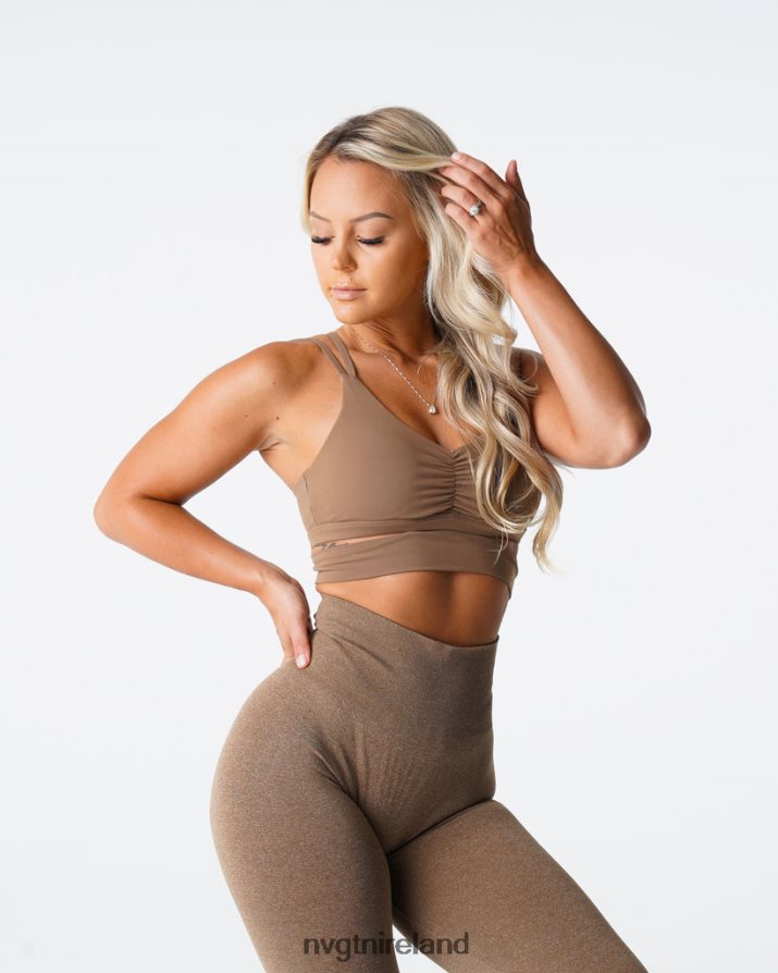 NVGTN Revolve Bra Fitness Mocha Women VV2PRZ100