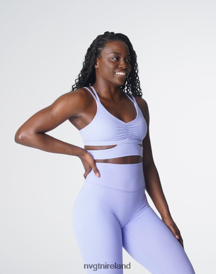 NVGTN Revolve Bra Fitness Periwinkle Women VV2PRZ118