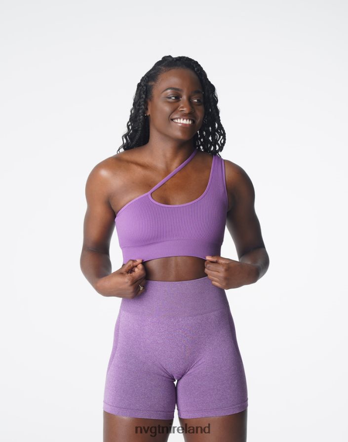 NVGTN Streamline Seamless Bra Fitness Violet Women VV2PRZ127