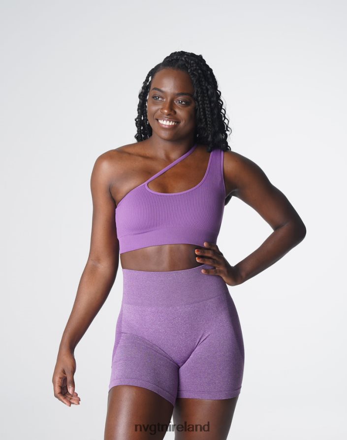 NVGTN Streamline Seamless Bra Fitness Violet Women VV2PRZ127