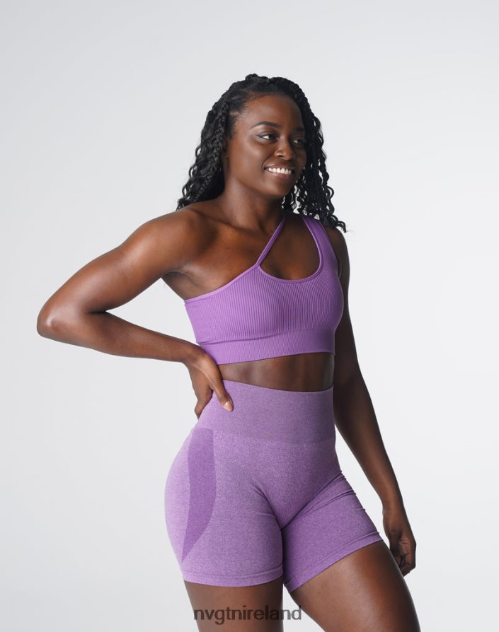NVGTN Streamline Seamless Bra Fitness Violet Women VV2PRZ127