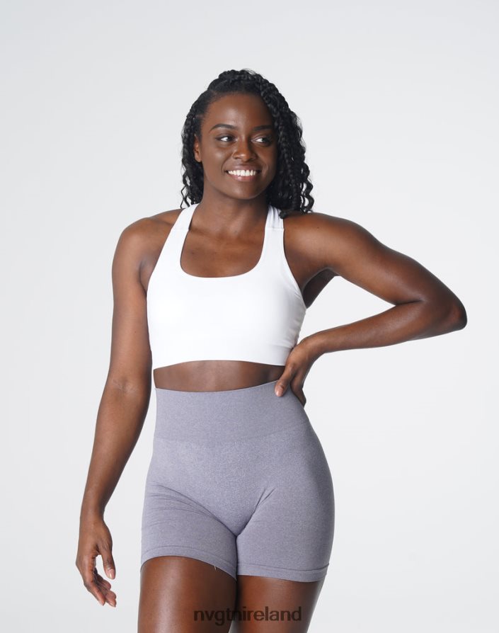 NVGTN Surge Seamless Bra Fitness White Women VV2PRZ129