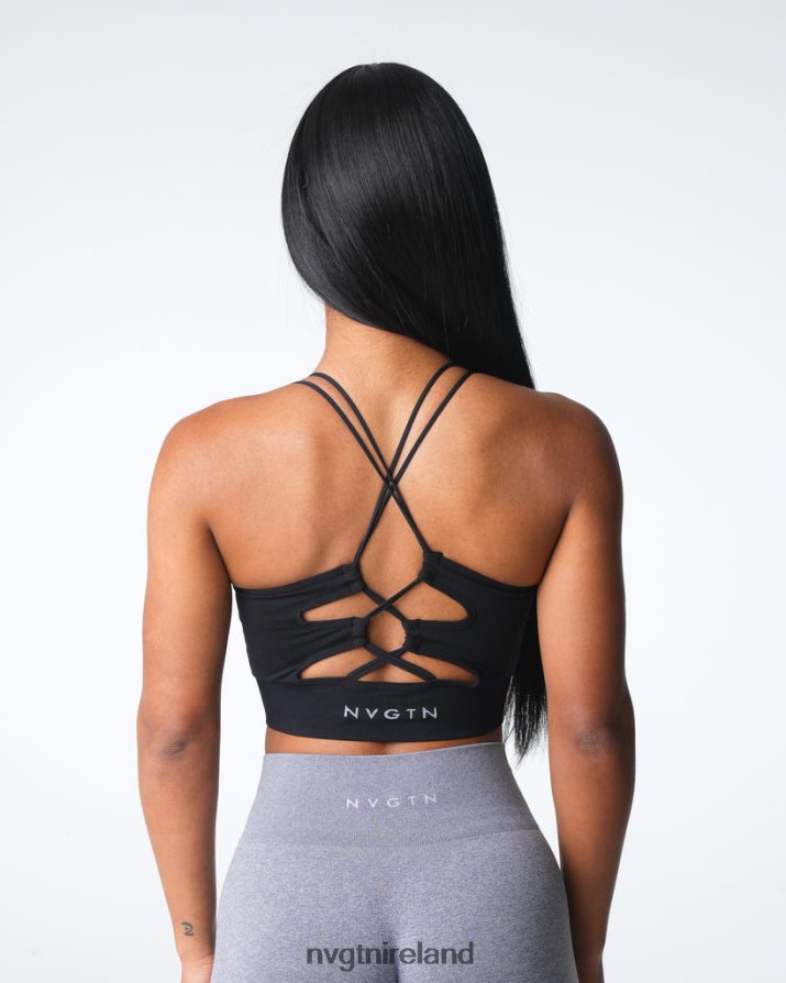 NVGTN Thrive Seamless Bra Fitness Black Women VV2PRZ5
