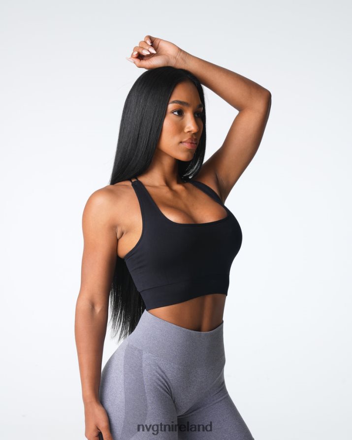NVGTN Thrive Seamless Bra Fitness Black Women VV2PRZ5