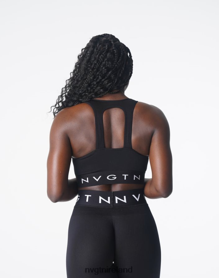 NVGTN Trilogy Sport Seamless Bra Fitness Black Women VV2PRZ132