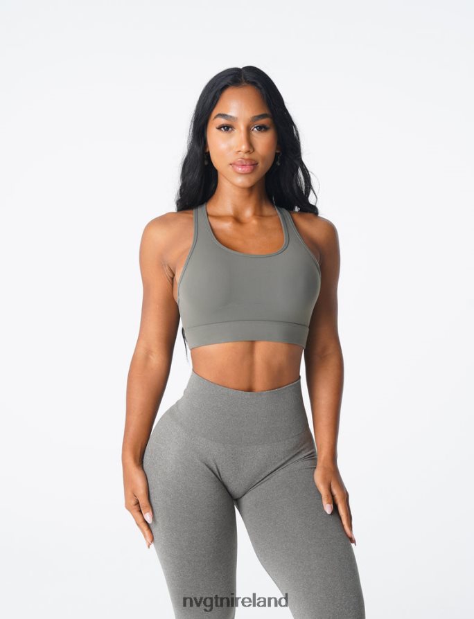 NVGTN Trio Bra Fitness Khaki Green Women VV2PRZ190