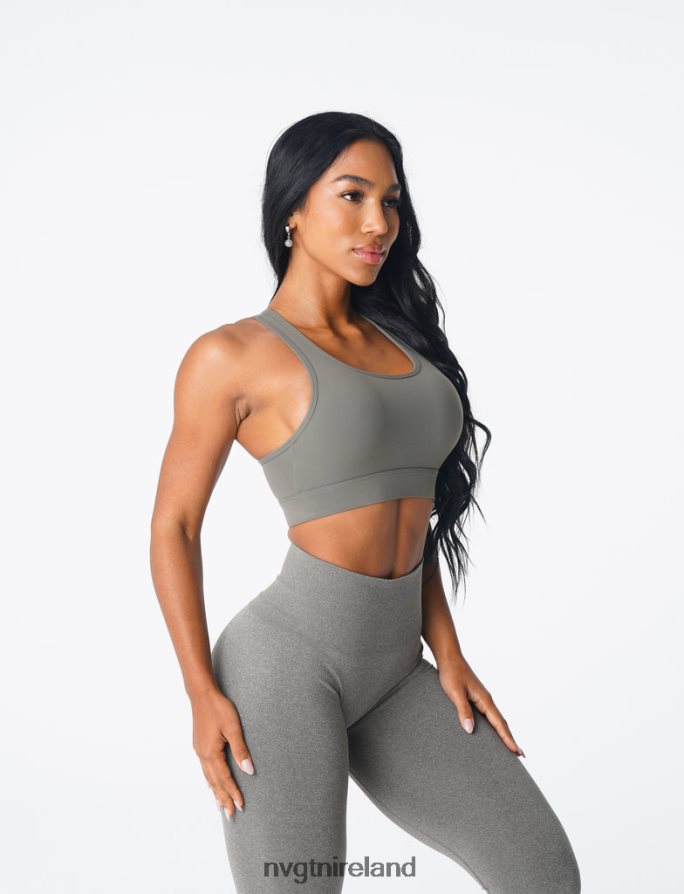 NVGTN Trio Bra Fitness Khaki Green Women VV2PRZ190