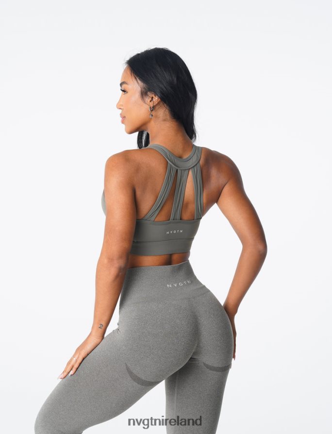 NVGTN Trio Bra Fitness Khaki Green Women VV2PRZ190