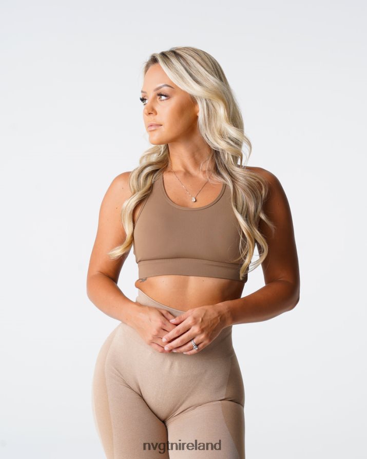 NVGTN Trio Bra Fitness Mocha Women VV2PRZ189