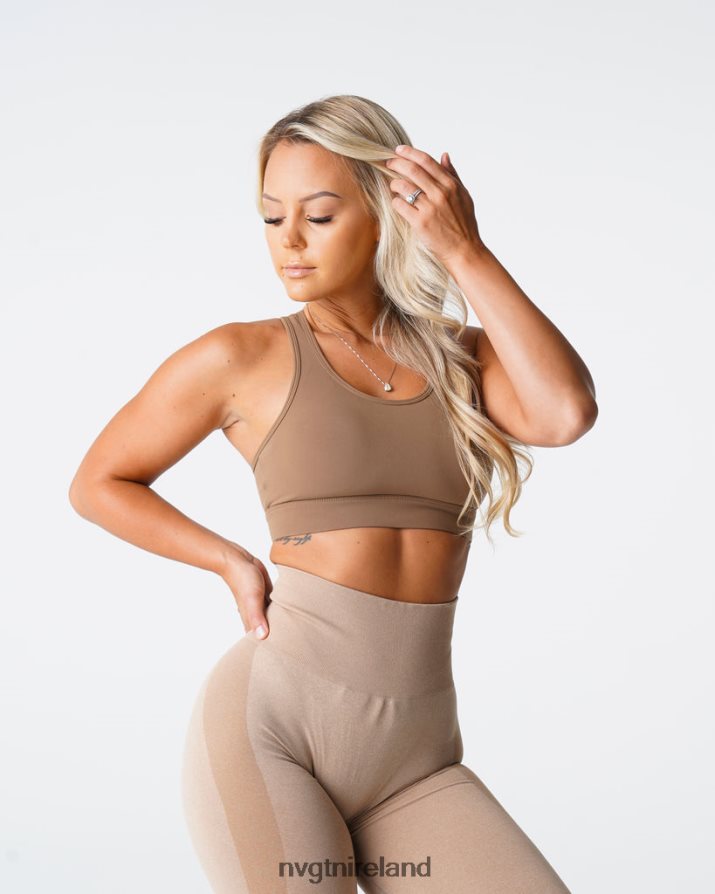 NVGTN Trio Bra Fitness Mocha Women VV2PRZ189