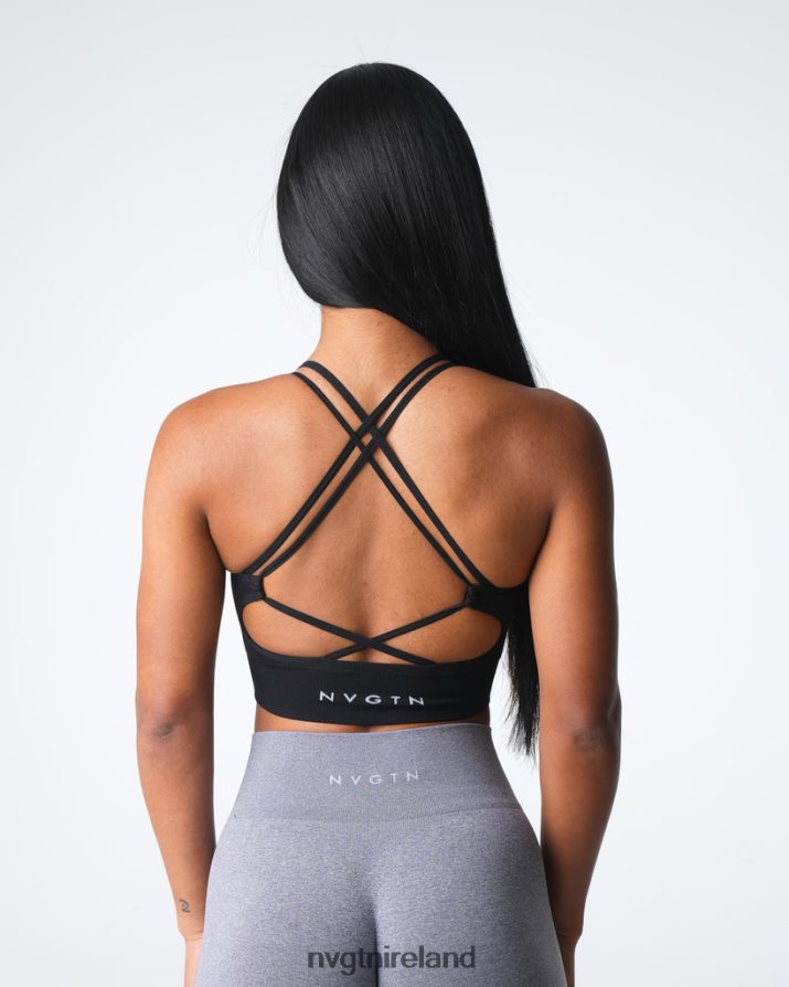 NVGTN Virtue Seamless Bra Fitness Black Women VV2PRZ9