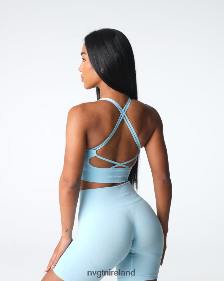 NVGTN Virtue Seamless Bra Fitness Pastel Blue Women VV2PRZ12