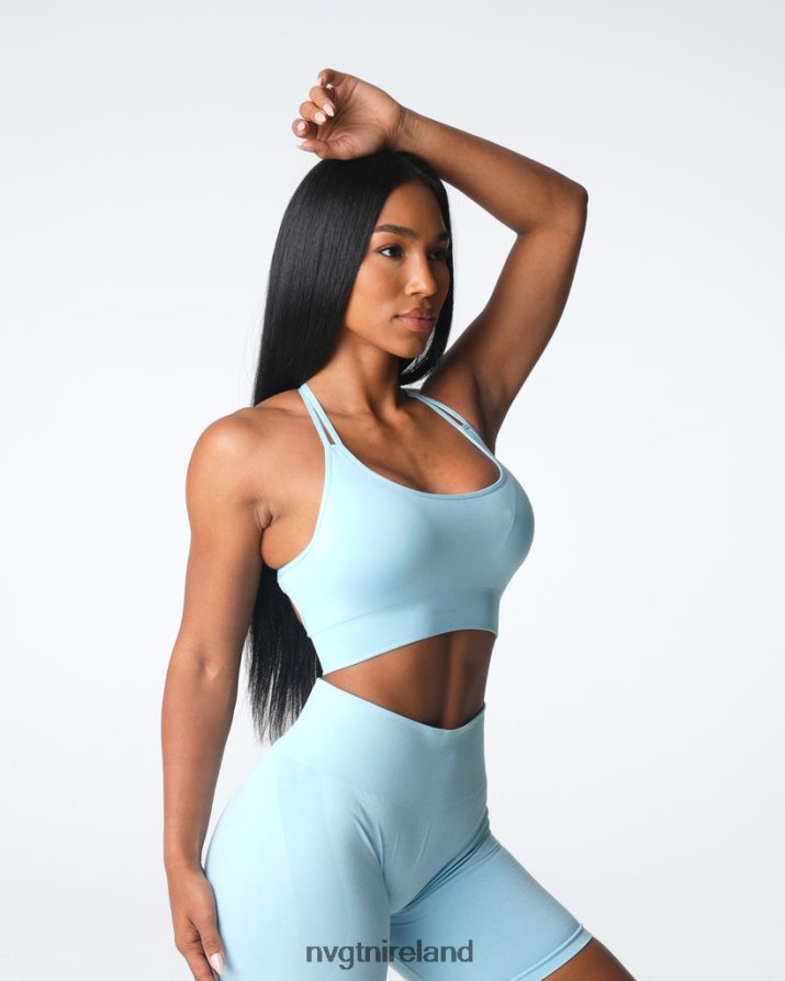 NVGTN Virtue Seamless Bra Fitness Pastel Blue Women VV2PRZ12
