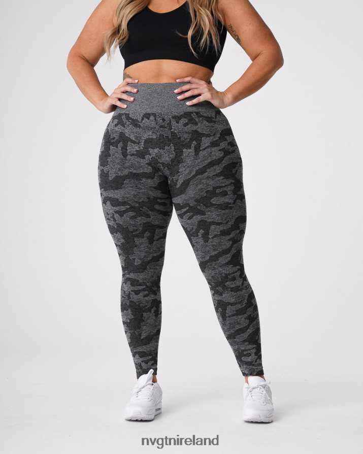 NVGTN Camo Seamless Leggings Fitness Black Women VV2PRZ656