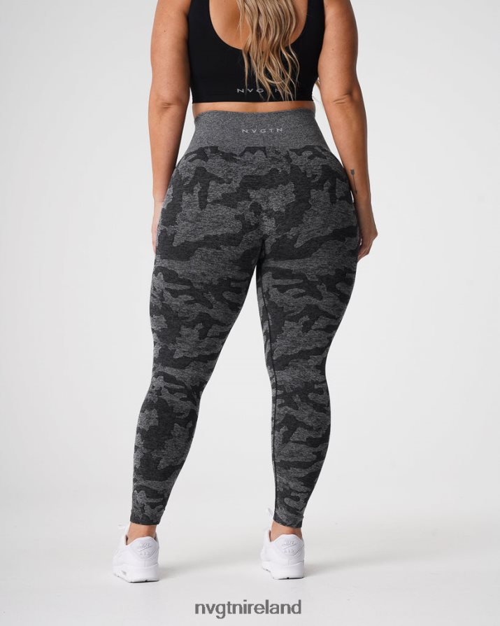 NVGTN Camo Seamless Leggings Fitness Black Women VV2PRZ656