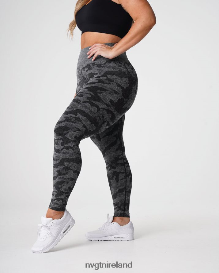 NVGTN Camo Seamless Leggings Fitness Black Women VV2PRZ656