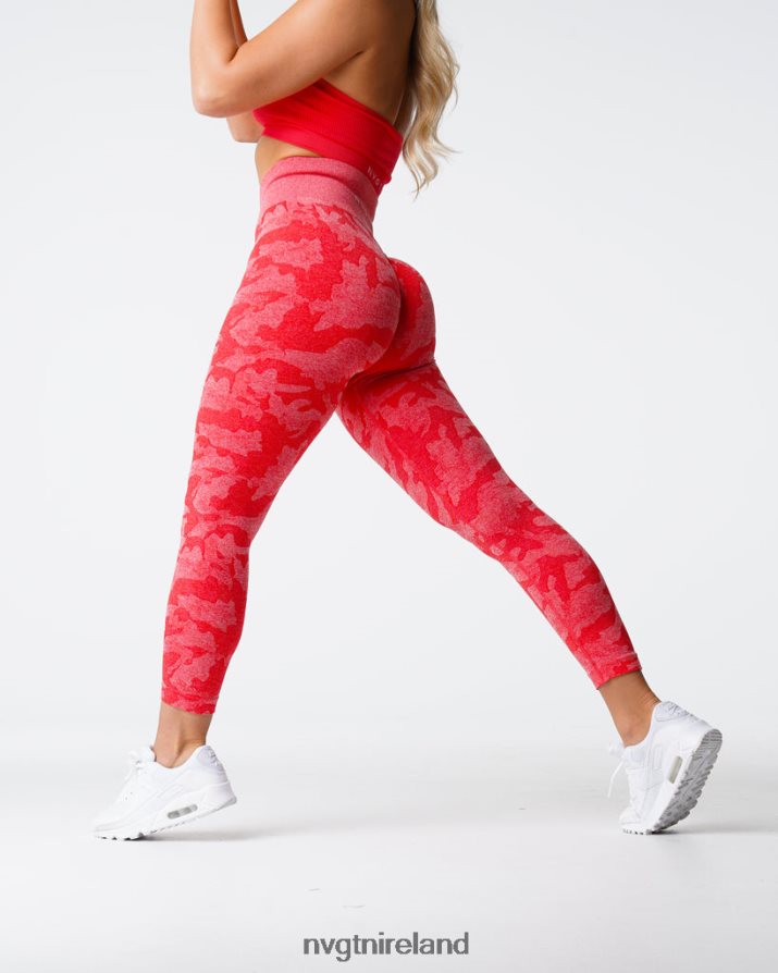 NVGTN Camo Seamless Leggings Fitness Candy Apple Women VV2PRZ549