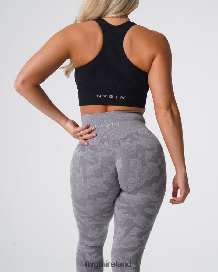 NVGTN Camo Seamless Leggings Fitness Grey Women VV2PRZ657