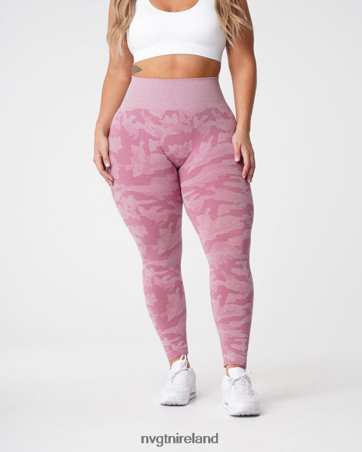 NVGTN Camo Seamless Leggings Fitness Pastel Pink Women VV2PRZ670
