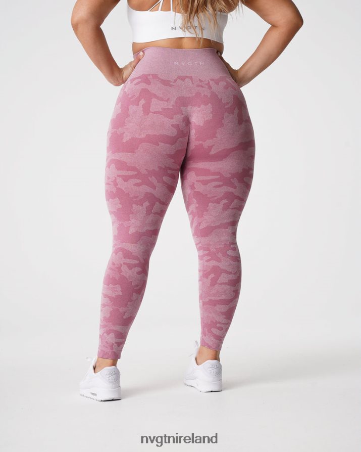 NVGTN Camo Seamless Leggings Fitness Pastel Pink Women VV2PRZ670