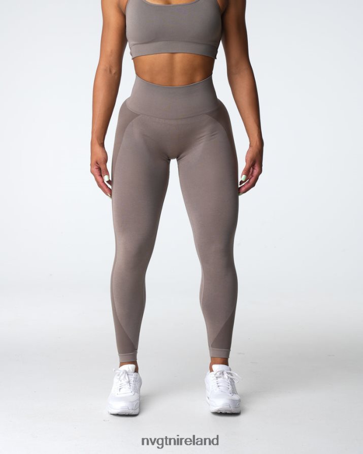 NVGTN Contour 2.0 Seamless Leggings Fitness Taupe Women VV2PRZ491
