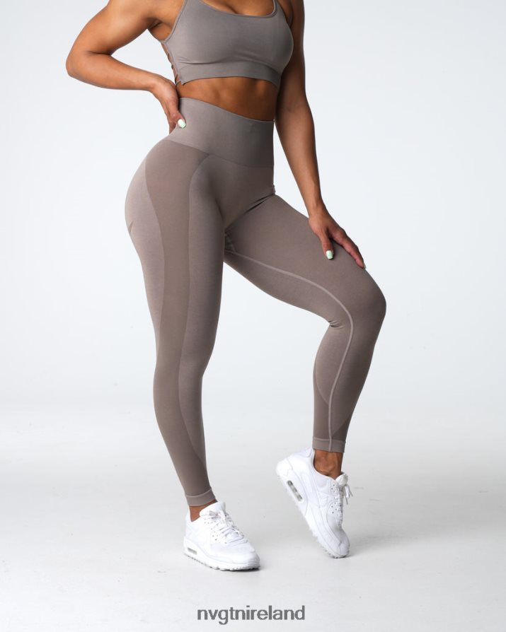 NVGTN Contour 2.0 Seamless Leggings Fitness Taupe Women VV2PRZ491