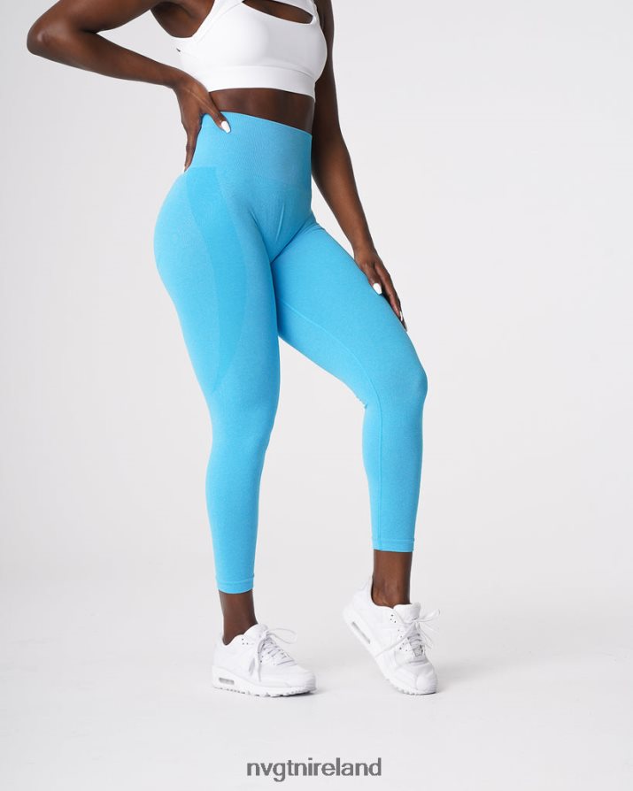 NVGTN Contour Seamless Leggings Fitness Aqua Women VV2PRZ530
