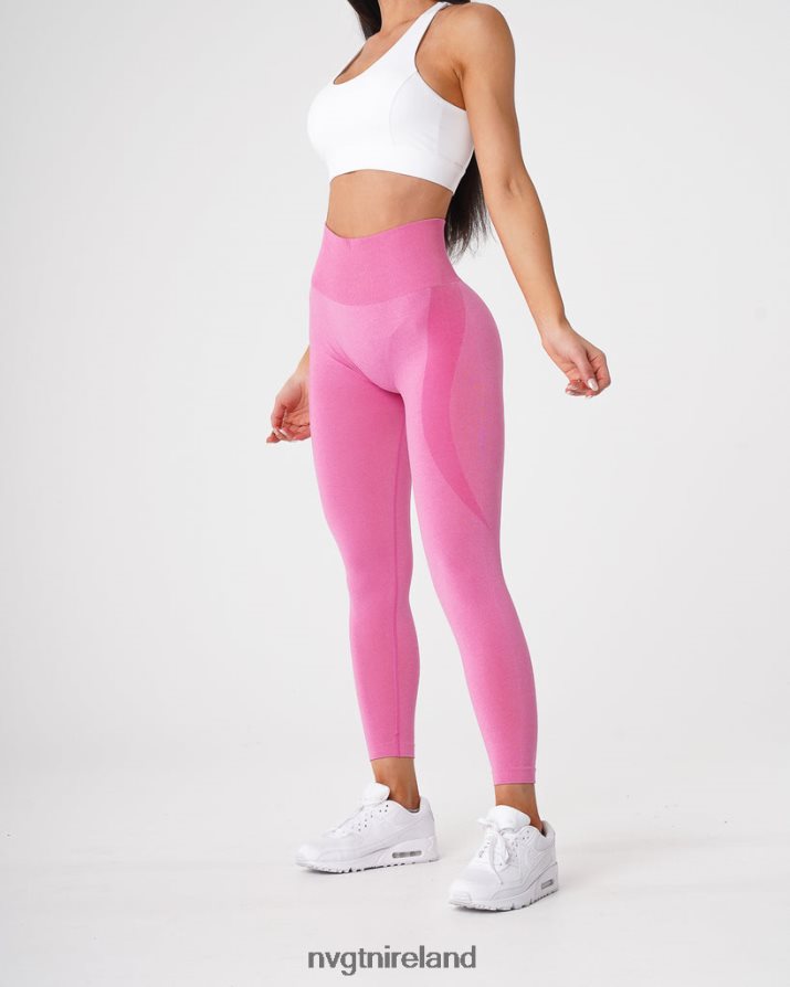 NVGTN Contour Seamless Leggings Fitness Bubble Gum Pink Women VV2PRZ516