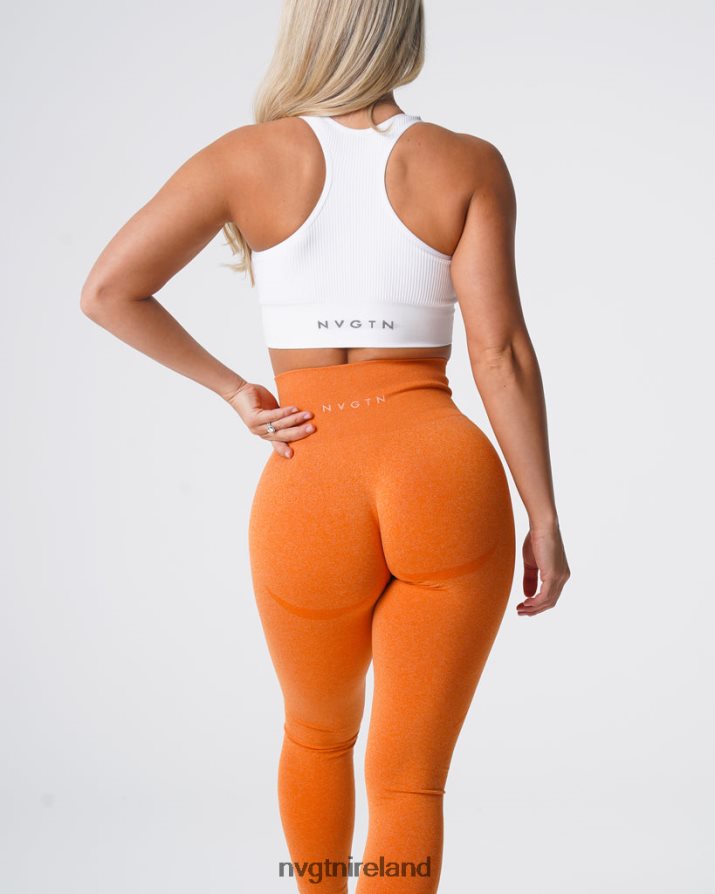 NVGTN Contour Seamless Leggings Fitness Burnt Orange Women VV2PRZ517
